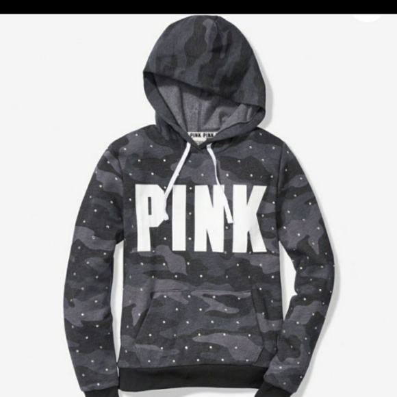 🖤Camo SET, Sweatsuit w/ BLING, V.S. PINK sz M🖤 - Picture 2 of 5